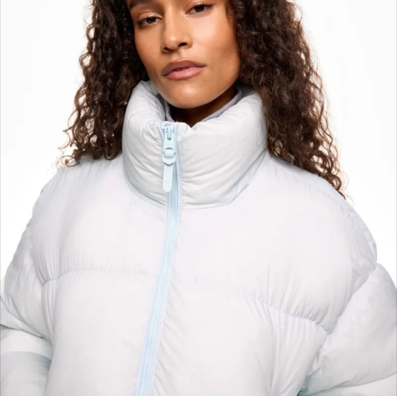 Mackage Tessy Puffer Jacket in Light Blue Size XL Rent The Runway - Picture 4 of 9